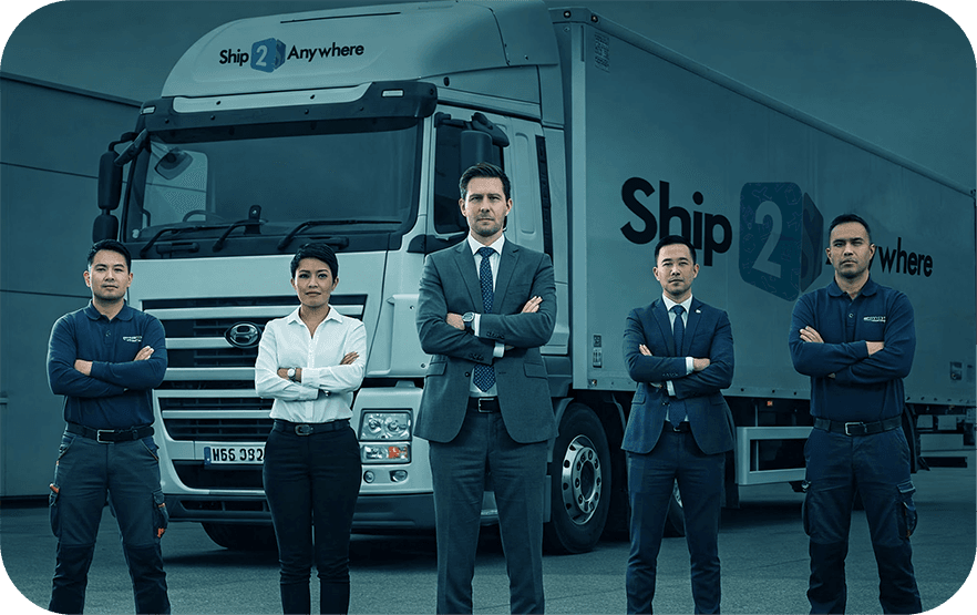 Ship2Anywhere team providing innovative shipping solutions in Australia